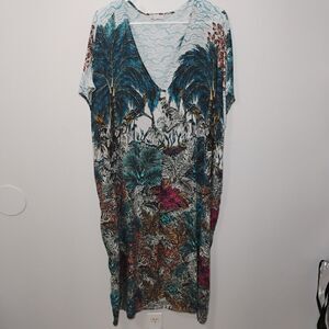 Tommy Bahama MuMu Dress Tropical Prince Resort Wear Luxury Hawaiian Vacay Travel